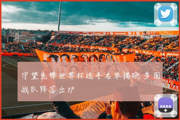 守望先锋世界杯选手名单揭晓 多国战队阵容出炉