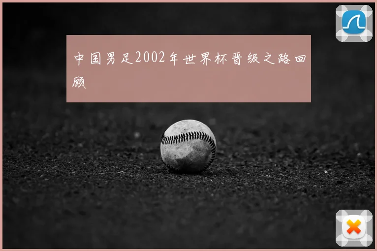 中国男足2002年世界杯晋级之路回顾
